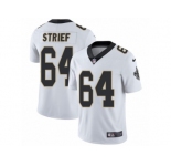 Youth Nike New Orleans Saints #64 Zach Strief Vapor Untouchable Limited White NFL Jersey