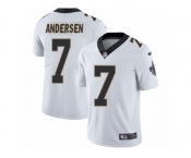 Youth Nike New Orleans Saints #7 Morten Andersen Vapor Untouchable Limited White NFL Jersey