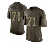 Youth Nike New Orleans Saints #71 Ryan Ramczyk Limited Green Salute to Service NFL Jersey