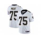 Youth Nike New Orleans Saints #75 Andrus Peat Vapor Untouchable Limited White NFL Jersey