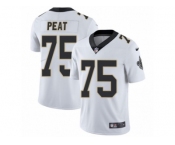 Youth Nike New Orleans Saints #75 Andrus Peat Vapor Untouchable Limited White NFL Jersey
