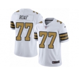 Youth Nike New Orleans Saints #77 Willie Roaf Limited White Rush NFL Jersey