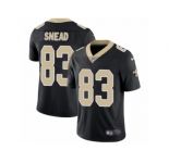 Youth Nike New Orleans Saints #83 Willie Snead Vapor Untouchable Limited Black Team Color NFL Jersey