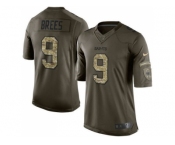 Youth Nike New Orleans Saints #9 Drew Brees Green Salute to Service Jerseys