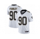 Youth Nike New Orleans Saints #90 Nick Fairley Vapor Untouchable Limited White NFL Jersey