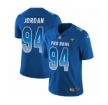 Youth Nike New Orleans Saints #94 Cameron Jordan Limited Royal Blue NFC 2019 Pro Bowl NFL Jersey