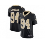 Youth Nike New Orleans Saints #94 Cameron Jordan Vapor Untouchable Limited Black Team Color NFL Jersey