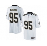 Youth Nike New Orleans Saints #95 Tyeler Davison Limited White NFL Jersey