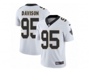 Youth Nike New Orleans Saints #95 Tyeler Davison Vapor Untouchable Limited White NFL Jersey