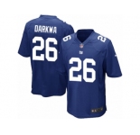 Men Nike New York Giants #26 Orleans Darkwa Game Royal Blue Team Color NFL Jersey