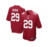 Men's Nike New York Giants #29 Nat Berhe Game Red Alternate NFL Jersey