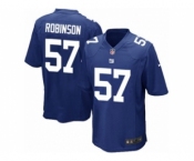 Men's Nike New York Giants #57 Keenan Robinson Game Royal Blue Team Color NFL Jersey
