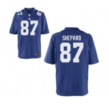 Men's Nike New York Giants #87 Sterling Shepard Game Royal Blue Team Color NFL Jersey