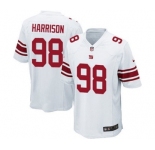 Men's Nike New York Giants #98 Damon Harrison Game White NFL Jersey