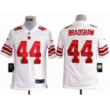 nike nfl jerseys new york giants #44 bradshaw white[game]