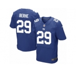 Men's Nike New York Giants #29 Nat Berhe Elite Royal Blue Team Color NFL Jersey