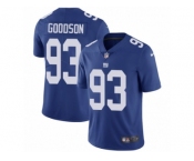 Men Nike New York Giants #93 B.J. Goodson Royal Blue Team Color Vapor Untouchable Limited Player NFL Jersey