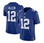 Men's New York Giants #12 Brandon Allen Blue 2026 F.U.S.E. Vapor Untouchable Limited Football Stitched Jersey
