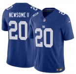 Men's New York Giants #20 Greg Newsome II Blue 2026 F.U.S.E. Vapor Untouchable Limited Football Stitched Jersey