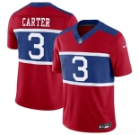 Men's New York Giants #3 Abdul Carter Red 2026 Alternate Vapor F.U.S.E. Limited Stitched Football Jersey