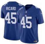 Men's New York Giants #45 Patrick Ricard Blue 2026 F.U.S.E. Vapor Untouchable Limited Football Stitched Jersey