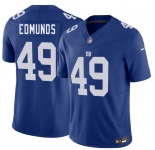 Men's New York Giants #49 Tremaine Edmunds Blue 2026 F.U.S.E. Vapor Untouchable Limited Football Stitched Jersey