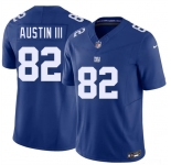 Men's New York Giants #82 Calvin Austin III Blue 2026 F.U.S.E. Vapor Untouchable Limited Football Stitched Jersey
