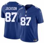 Men's New York Giants #87 Courtney Jackson Blue 2026 F.U.S.E. Vapor Untouchable Limited Football Stitched Jersey