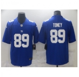 Men's New York Giants #89 Kadarius Toney Blue Nike Limited Jersey
