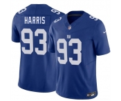 Men's New York Giants #93 Shelby Harris Blue 2026 F.U.S.E. Vapor Untouchable Limited Football Stitched Jersey