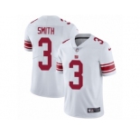 Men's Nike New York Giants #3 Geno Smith Vapor Untouchable Limited White NFL Jersey