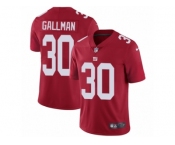 Men's Nike New York Giants #30 Wayne Gallman Vapor Untouchable Limited Red Alternate NFL Jersey