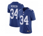 Men's Nike New York Giants #34 Shane Vereen Vapor Untouchable Limited Royal Blue Team Color NFL Jersey