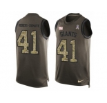 Men's Nike New York Giants #41 Dominique Rodgers-Cromartie Limited Green Salute to Service Tank Top NFL Jersey