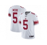 Men's Nike New York Giants #5 Davis Webb Vapor Untouchable Limited White NFL Jer