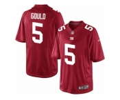 Men's Nike New York Giants #5 Robbie Gould Limited Red Alternate NFL Jersey