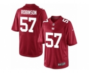 Men's Nike New York Giants #57 Keenan Robinson Limited Red Alternate NFL Jersey