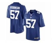 Men's Nike New York Giants #57 Keenan Robinson Limited Royal Blue Team Color NFL Jersey