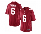 Men's Nike New York Giants #6 Logan Thomas Limited Red Alternate NFL Jersey