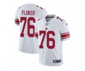Men's Nike New York Giants #76 D.J. Fluker Vapor Untouchable Limited White NFL Jersey