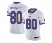 Men's Nike New York Giants #80 Phil McConkey Limited White Rush NFL Jersey
