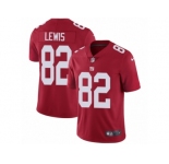 Men's Nike New York Giants #82 Roger Lewis Vapor Untouchable Limited Red Alternate NFL Jersey