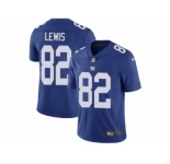 Men's Nike New York Giants #82 Roger Lewis Vapor Untouchable Limited Royal Blue Team Color NFL Jersey