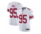 Nike New York Giants #95 B.J. Hill White Men Stitched NFL Vapor Untouchable Limited Jersey
