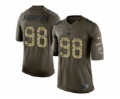 Nike New York Giants #98 Damon Harrison Green Men's Stitched NFL Limited Salute to Service Jersey