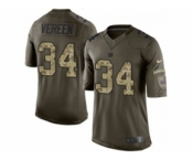 nike nfl jerseys new york giants #34 vereen army green[nike Limited Salute To Service][vereen]