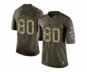 nike nfl jerseys new york giants #80 cruz army green[nike Limited Salute To Service]