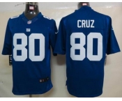 nike nfl jerseys new york giants #80 cruz blue[nike limited]