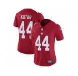 Women Nike New York Giants #44 Doug Kotar Red Alternate Vapor Untouchable Limited Player NFL Jersey