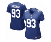 Women Nike New York Giants #93 B.J. Goodson Game Royal Blue Team Color NFL Jersey
